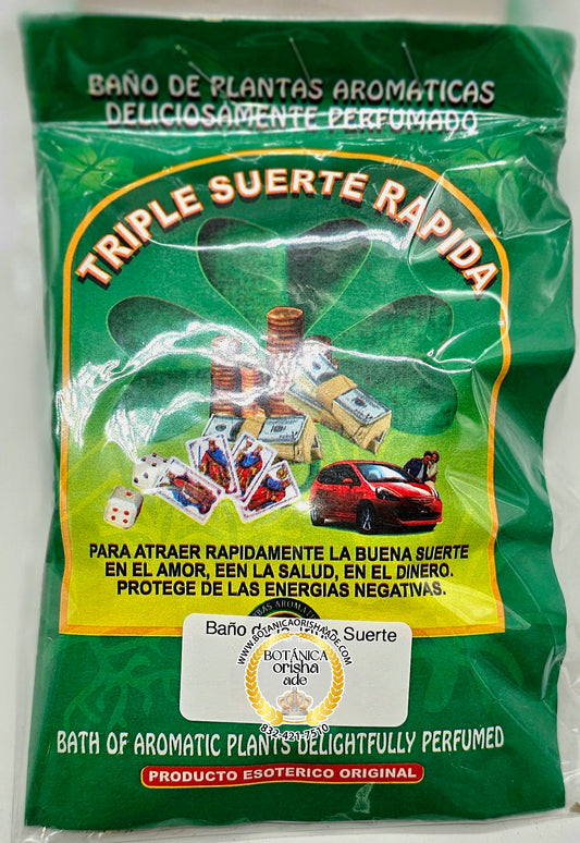 HIERBA SECA DE LA TRIPLE SUERTE RAPIDA