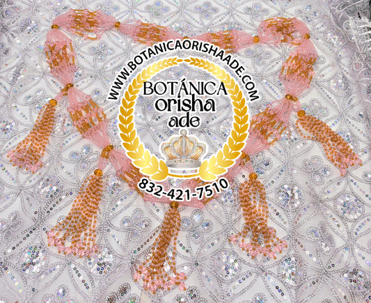 COLLAR DE MAZO DE OBBA DE CRYSTAL