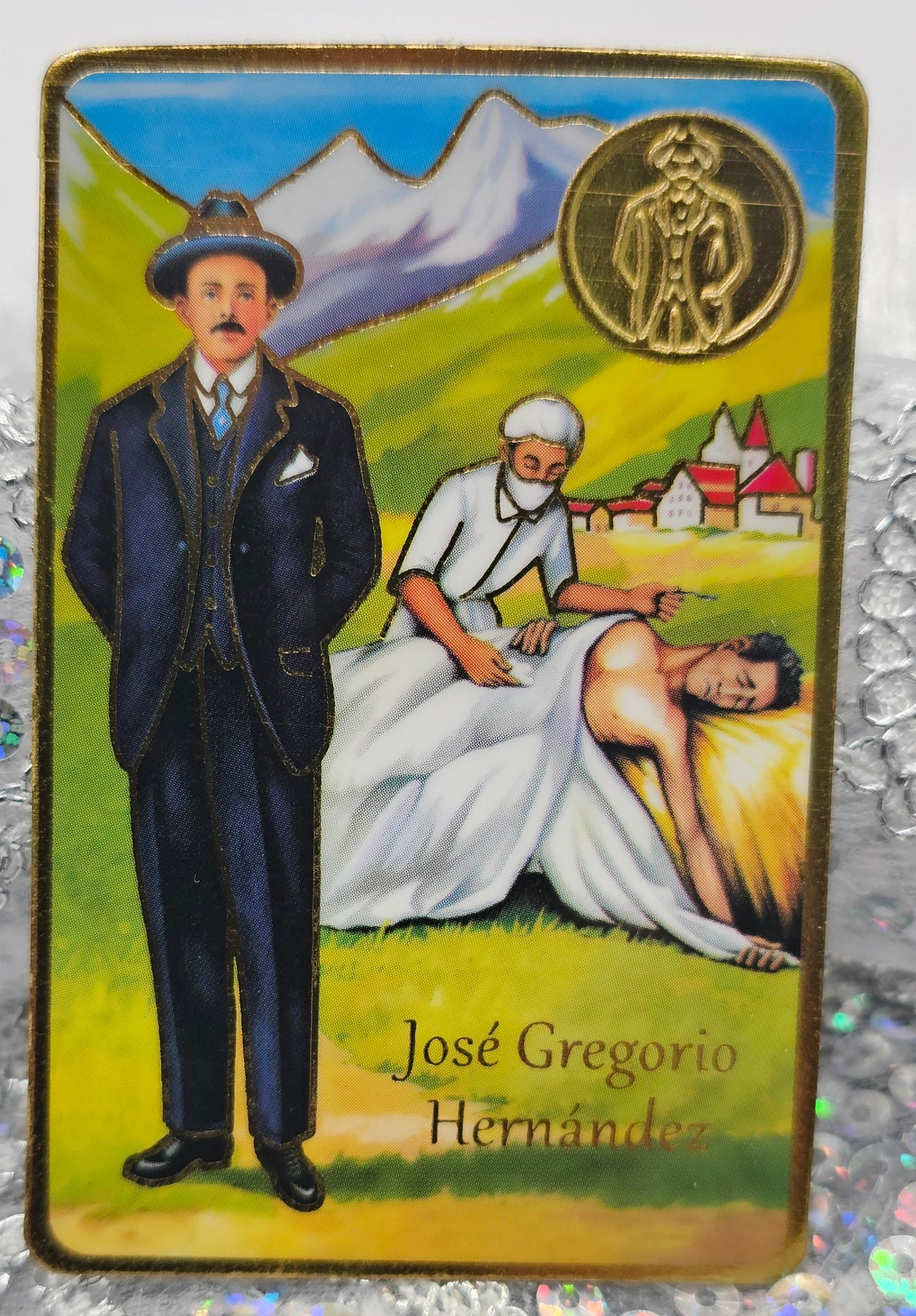 POSTAL CON ORACIÓN DE JOSE GREGORIO HERNANDEZ