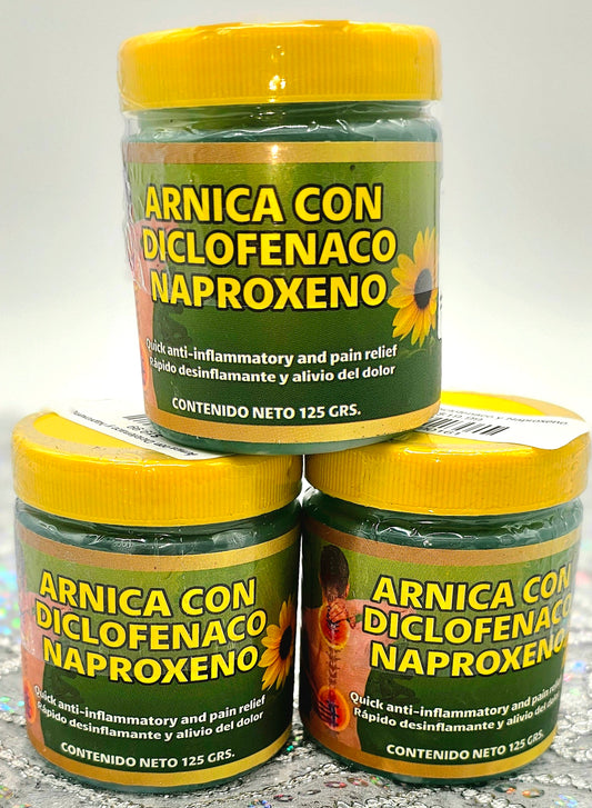 ÁRNICA CON DICLOFENACO Y NAPROXENO GEL