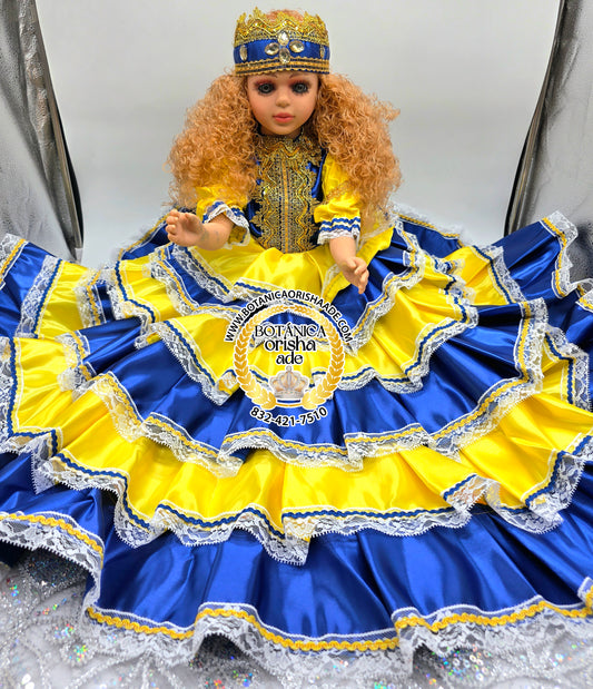 MUÑECA GRANDE VESTIDA DE LAS DOS AGUAS