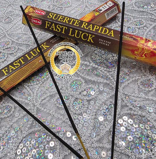 INCENSIO DE PALITO - FAST LUCK - SUERTE RAPIDA