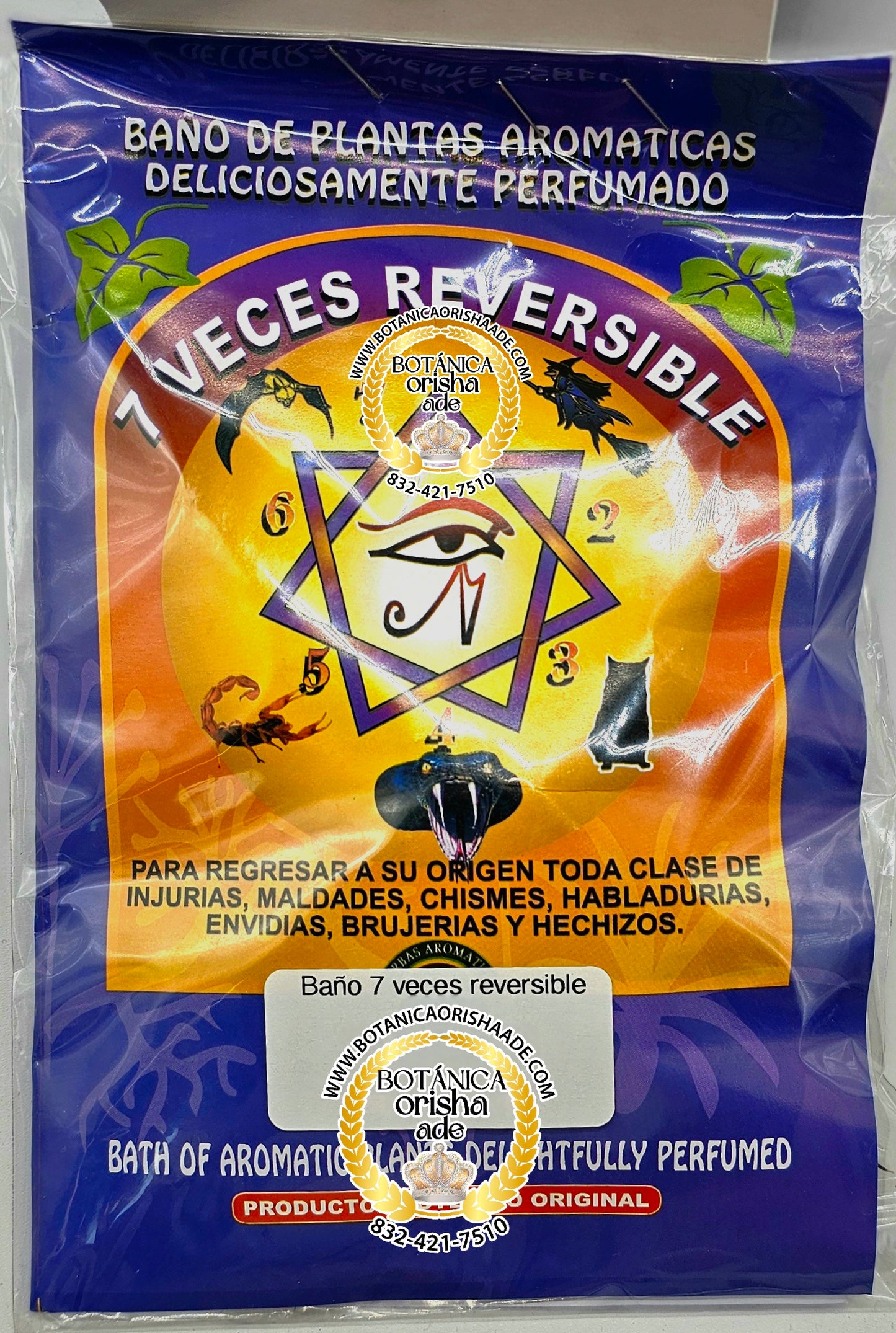 HIERBA SECA 7 VECES REVERSIBLE