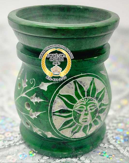 STONE OÍL BURNER GREEN