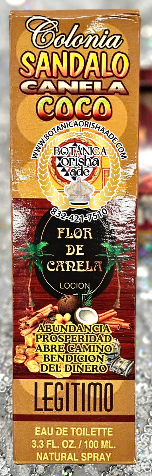 PERFUME SANDALO, CANELA Y COCO