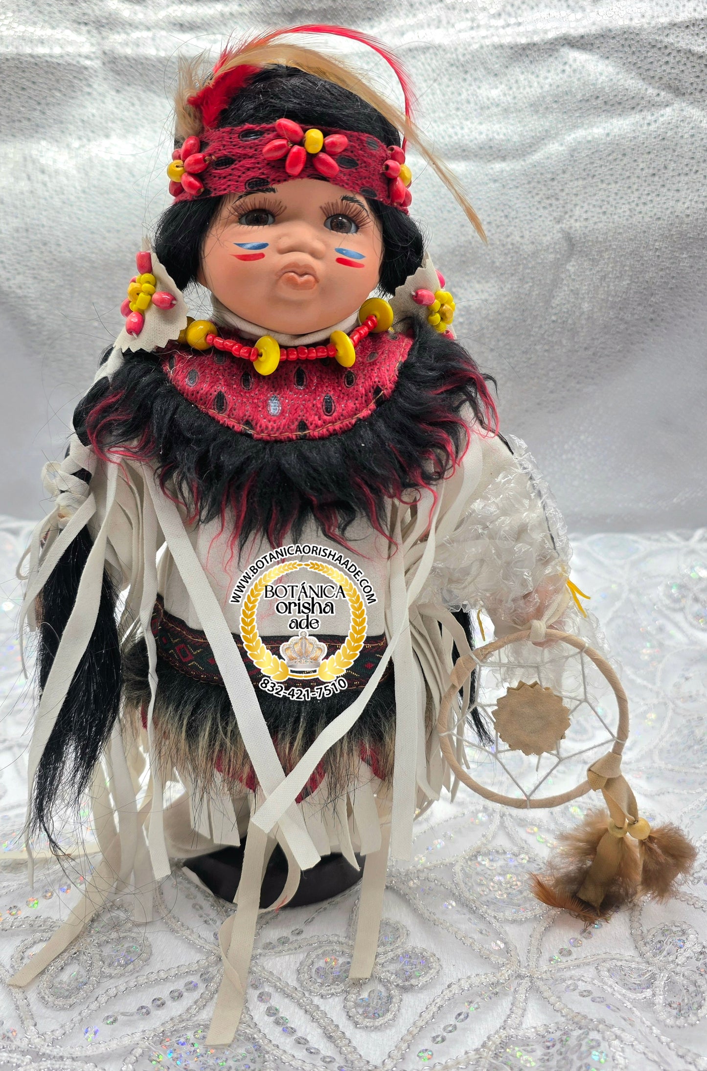 ESTATUA DE MUÑECA INDIA 13"