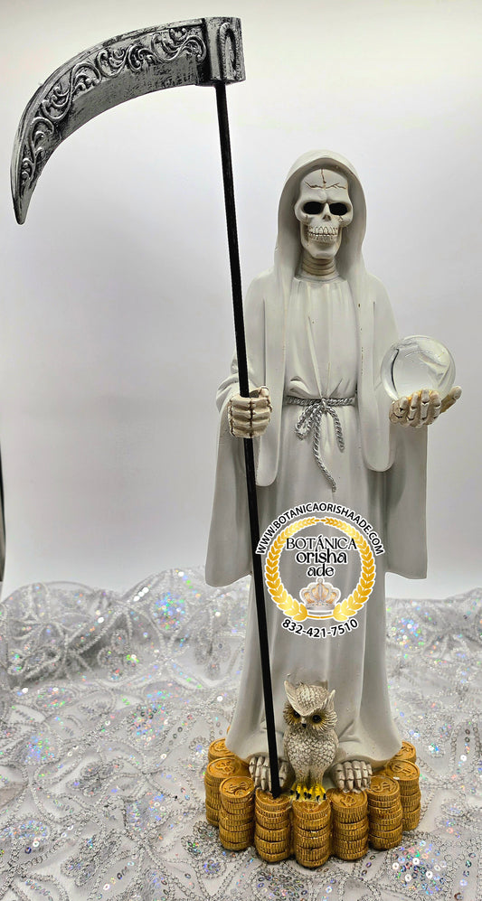 SANTA MUERTE DE DINERO BLANCA 20'