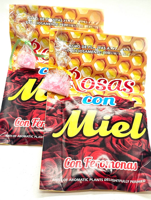 HIERBA SECA- ROSAS CON MIEL