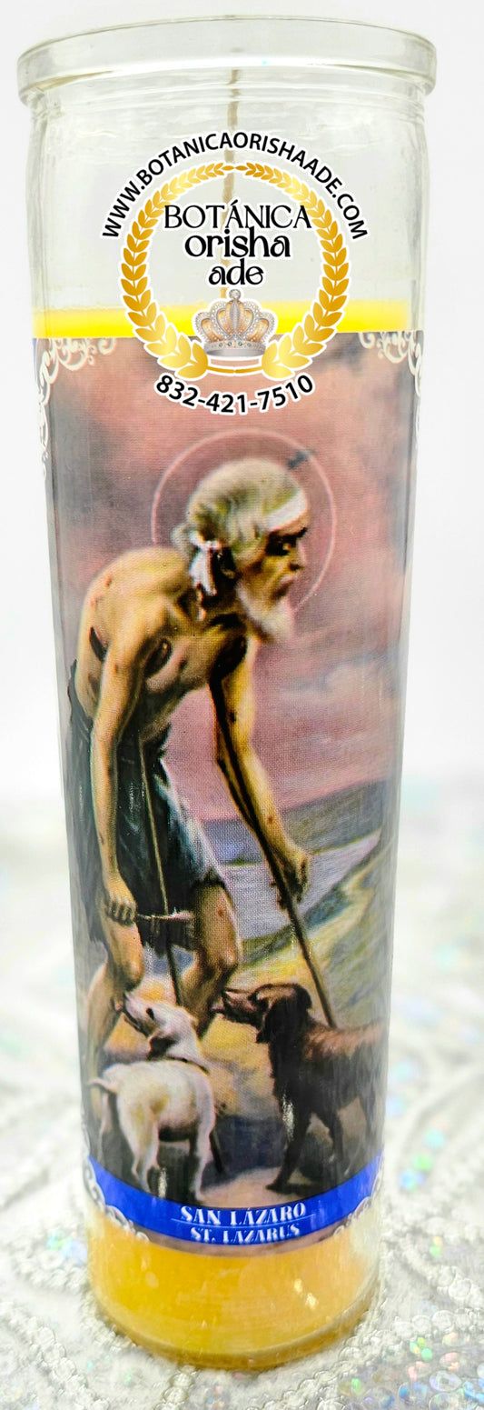 VELA DE SAN LAZARO DE CRISTAL