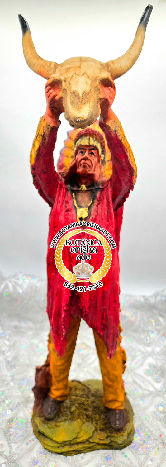 ESTATUA DE INDIO 25"