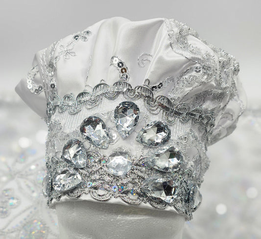 GORRO DE OBATALA DE GALA CON DISEÑO