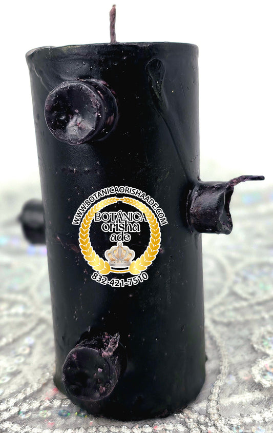 VELA - 7 MECHAS NEGRA