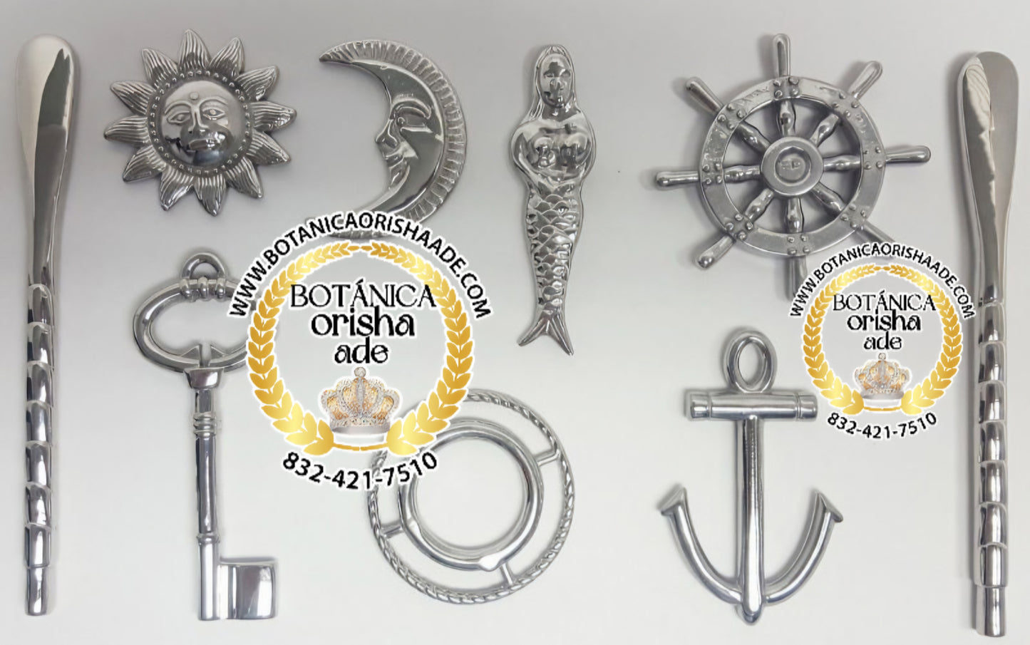 HERRAMIENTAS DE YEMAYA DE ACERO QUIRURJICO