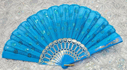 ABANICOS AZUL