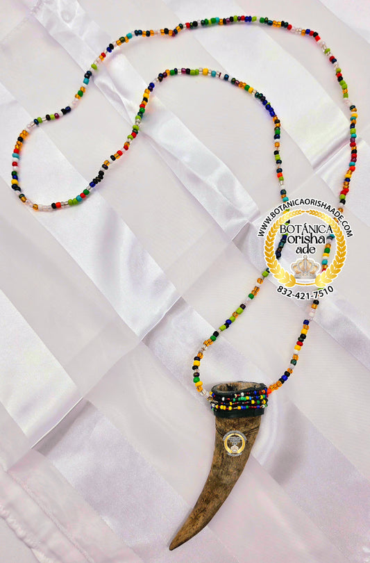 COLLAR DE TARRO DE OZAIN CRUDO PARA CARGAR