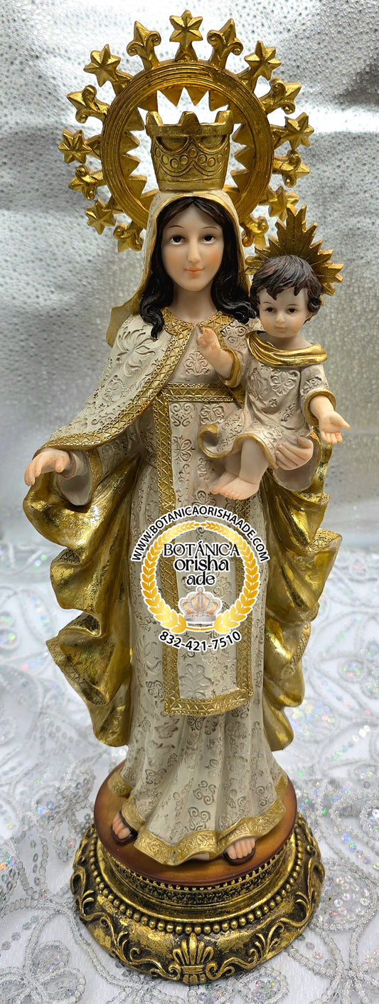 ESTATUA VIRGEN DE LAS MERCEDES 17"