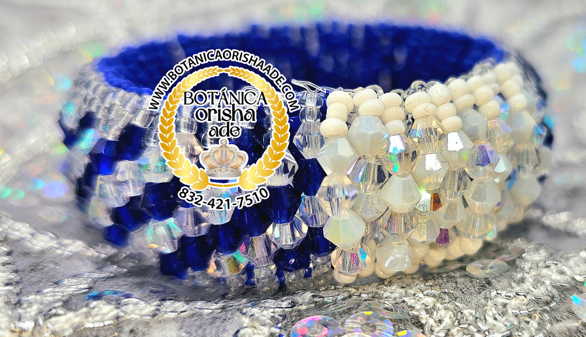 IDE DE YEMAYA CON OBATALA ELASTICO GRUESO