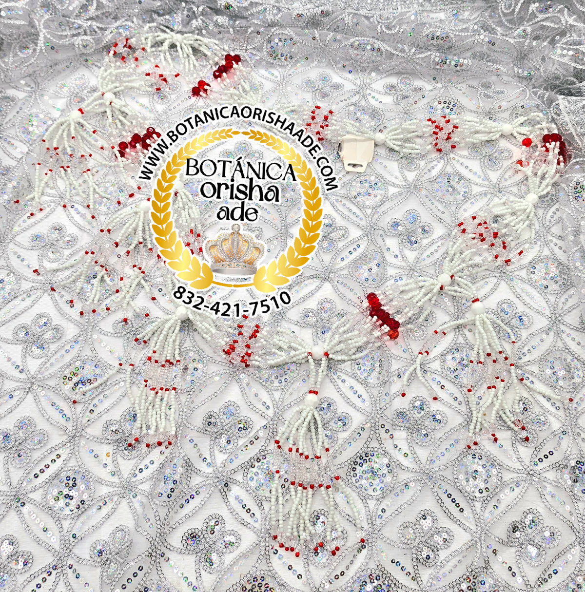 COLLAR DE MAZO DE OBATALA AYAGUNA