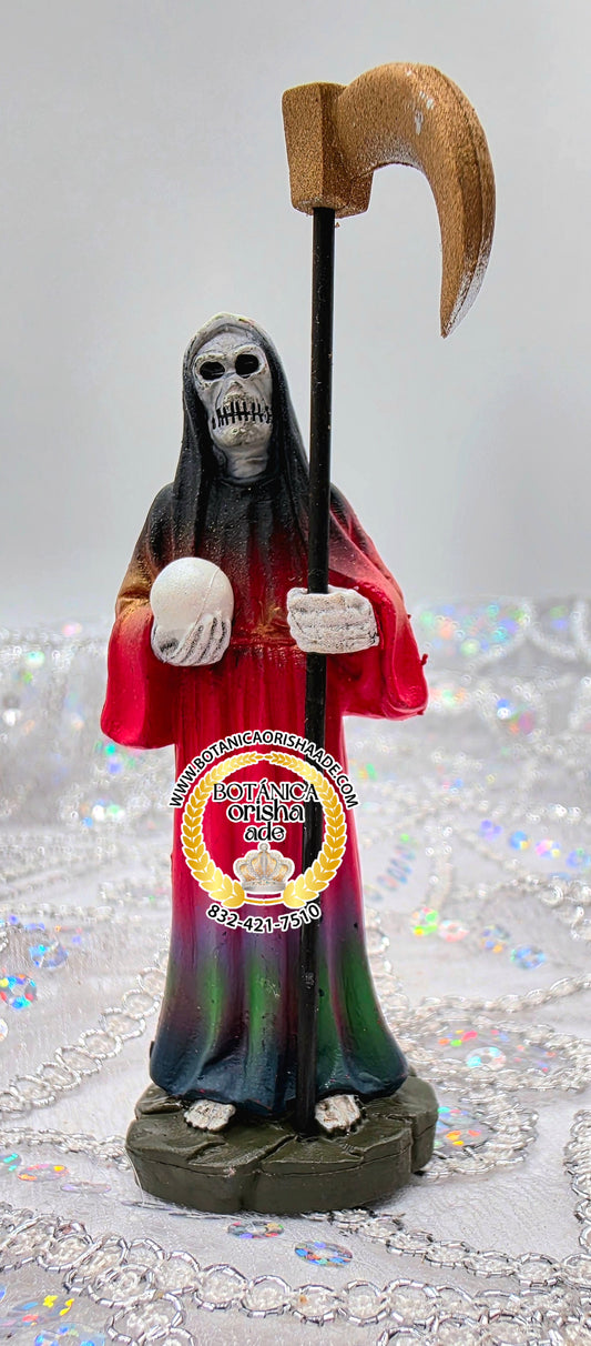 ESTATUA DE LA SANTA MUERTE CHIQUITA 7 COLORES 4"