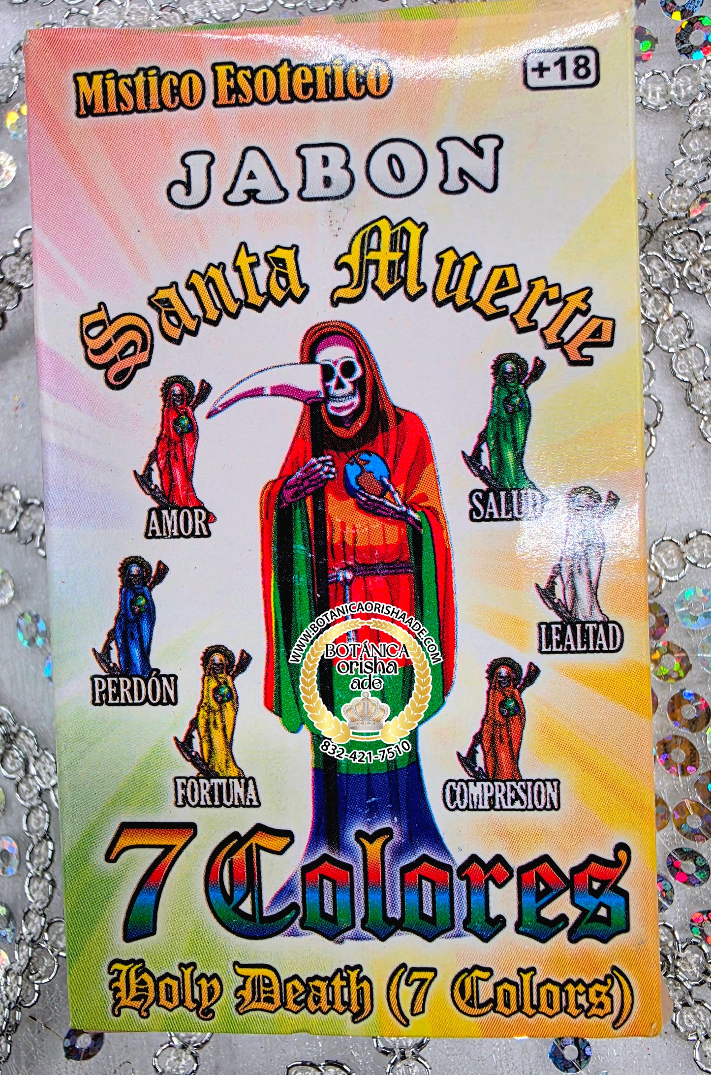JABÓN 7 COLORES SANTA MUERTE