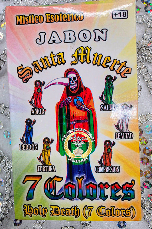 JABÓN 7 COLORES SANTA MUERTE