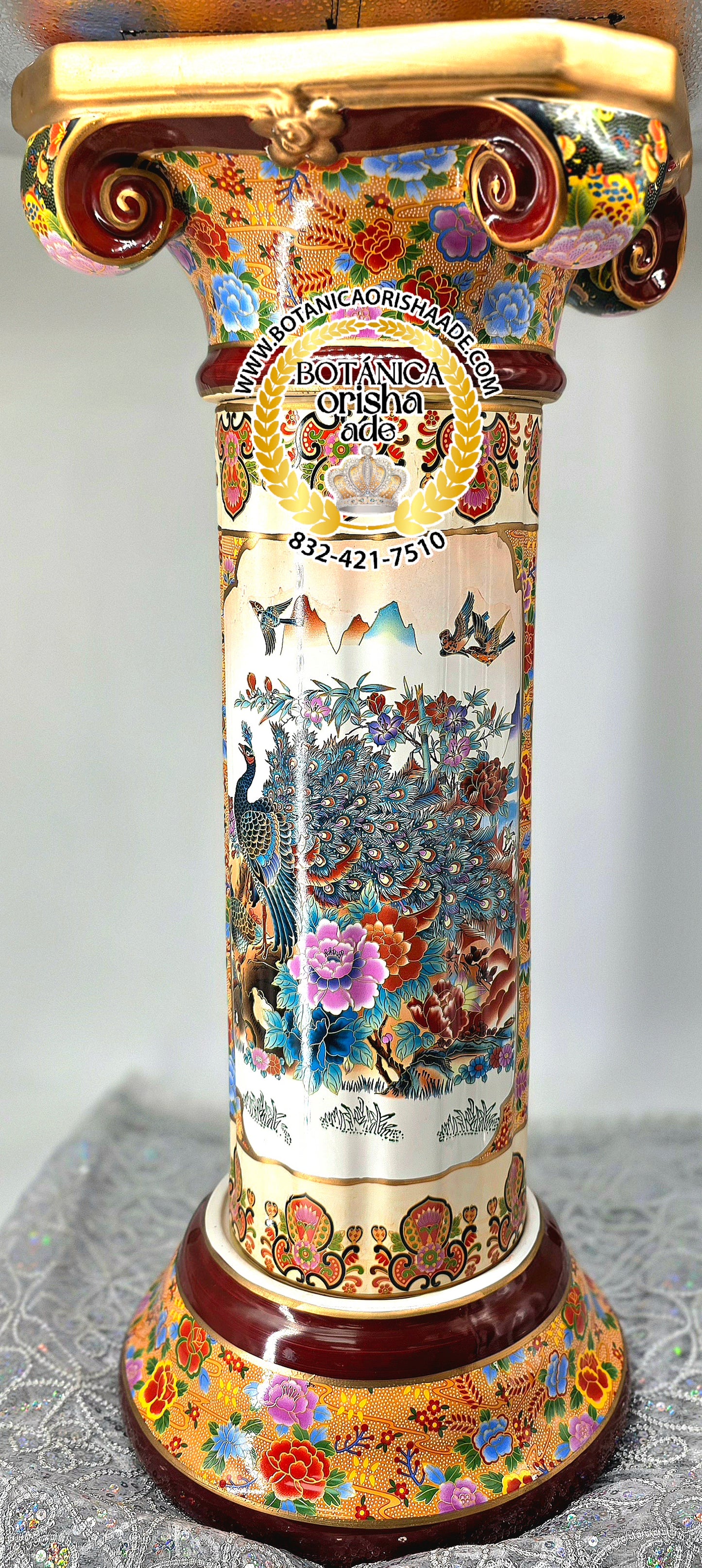 PEDESTAL DE PAVO REAL XL