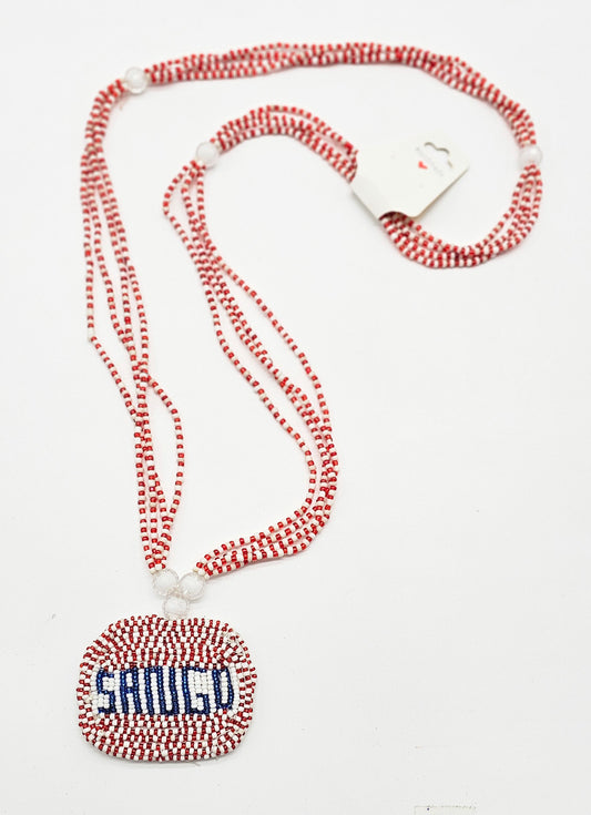 COLLAR TRADICIONAL CON ORISHA SANGO