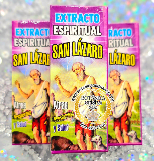 EXTRACTO ACEITE ESPIRITUAL SAN LAZARO