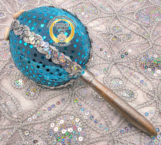 MARACA FORRADA DE YEMAYA