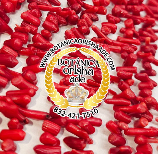 COLLAR DE CORAL ROJO FINO 2