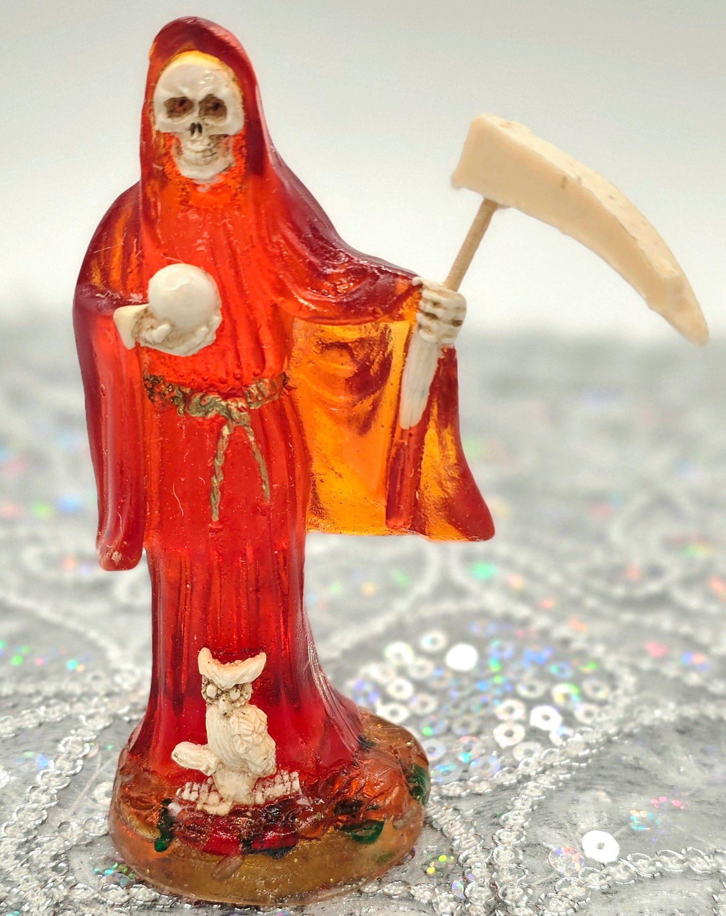 SANTA MUERTE DE CRISTAL 4'