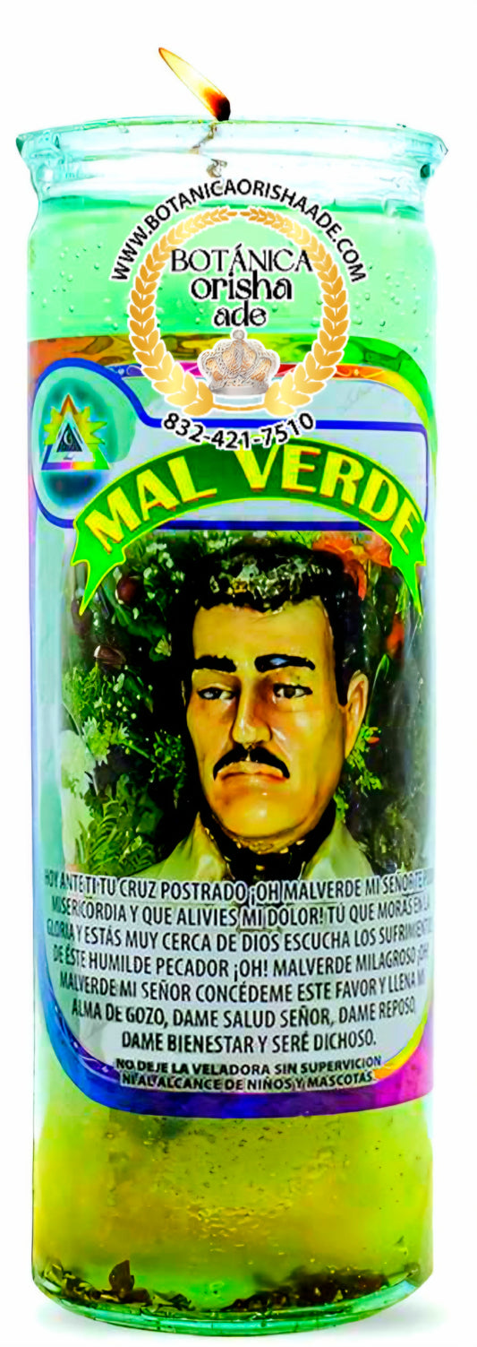 VELA PREPARADA DE GEL - MAL VERDE