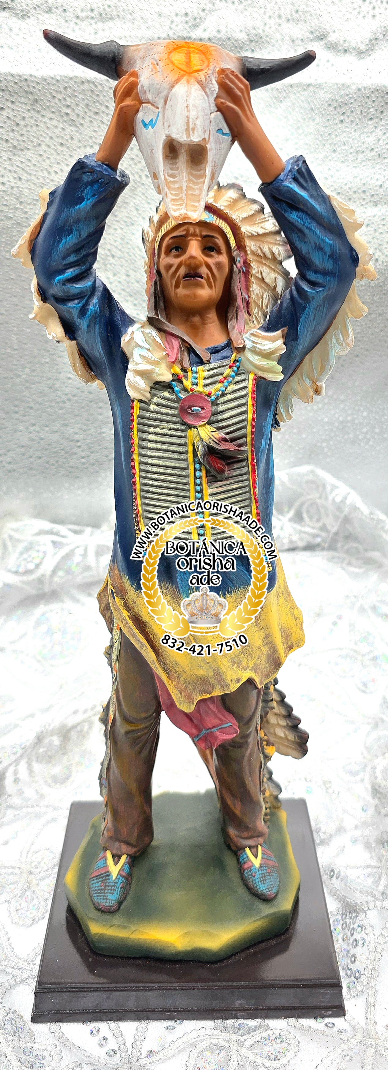 ESTATUA DE INDIO 14"
