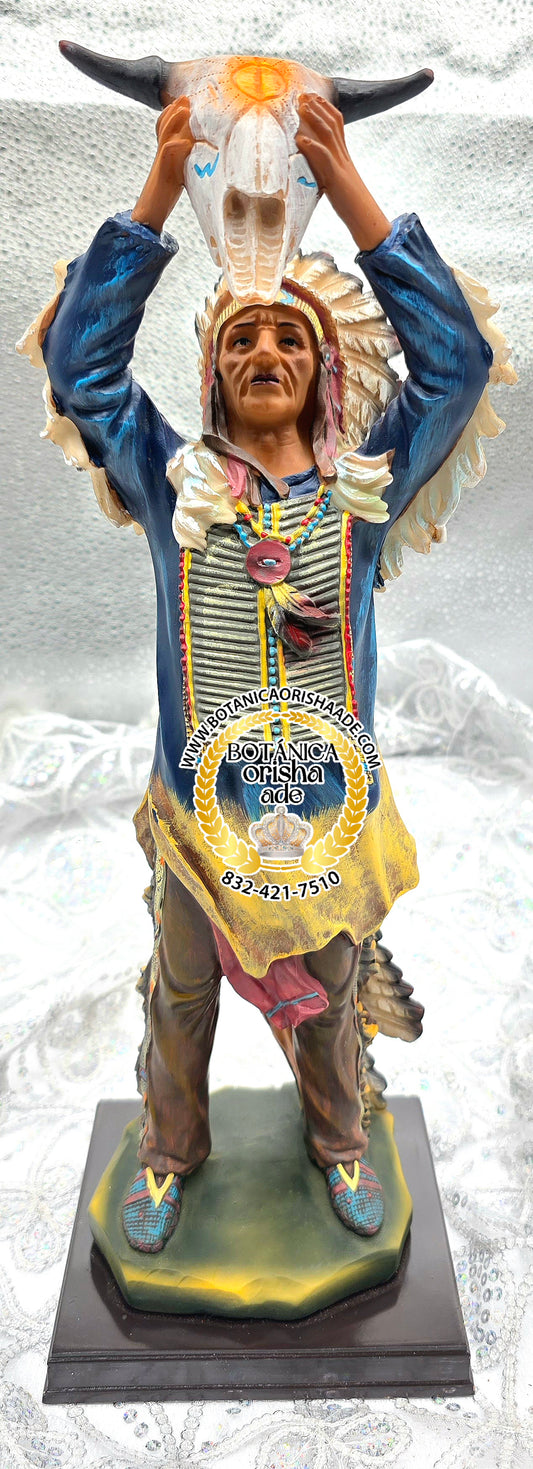 ESTATUA DE INDIO 14"