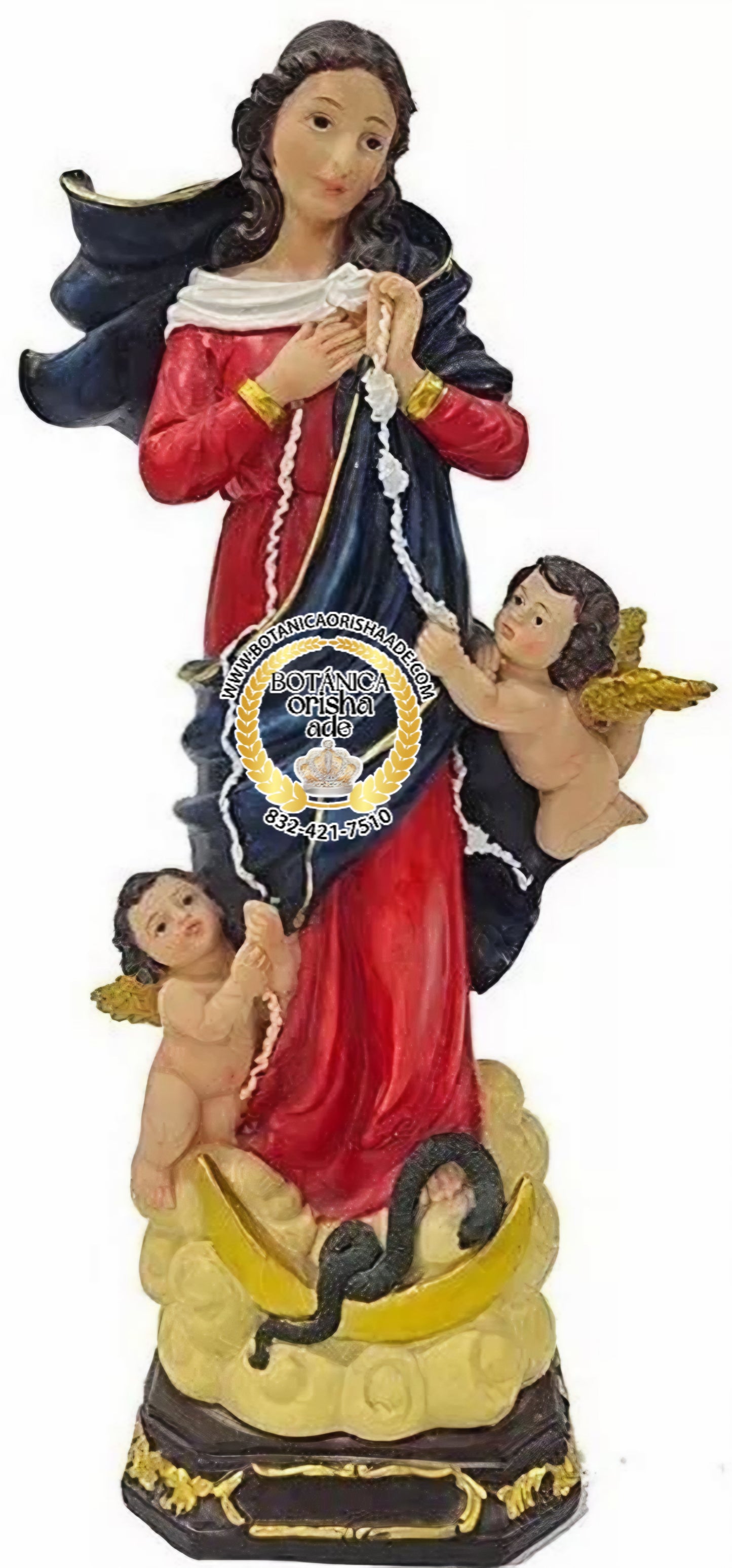 ESTATUA VIRGEN DE SATANUDOS 9"