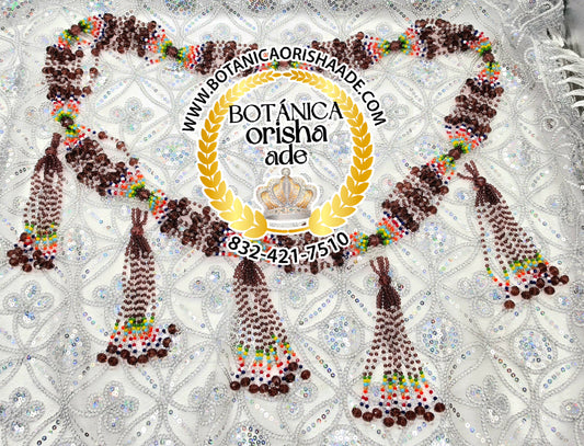 COLLAR DE MAZO DE AGGAYU DE CRYSTAL