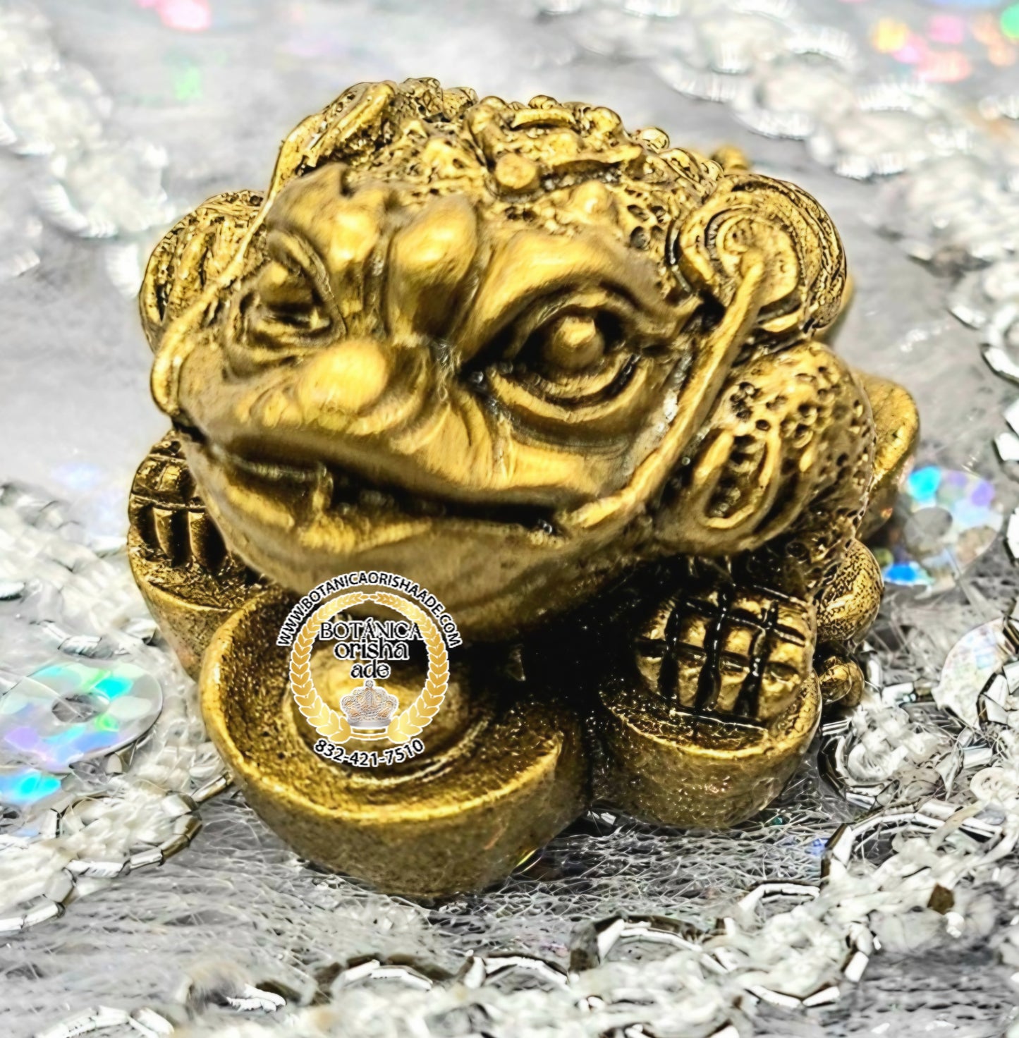 MINI BRONZE COLORED FROG
