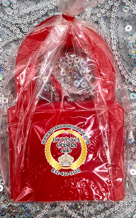 Vela De Candado Rojo