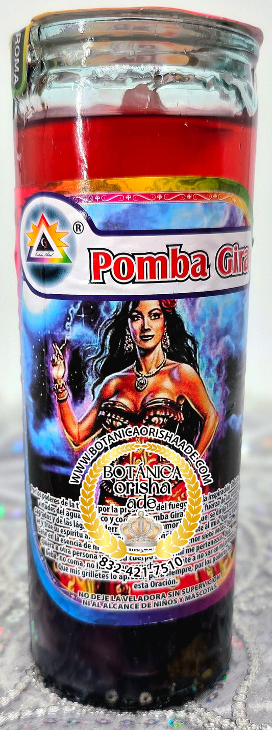 VELA PREPARADA DE GEL - POMBA GIRA