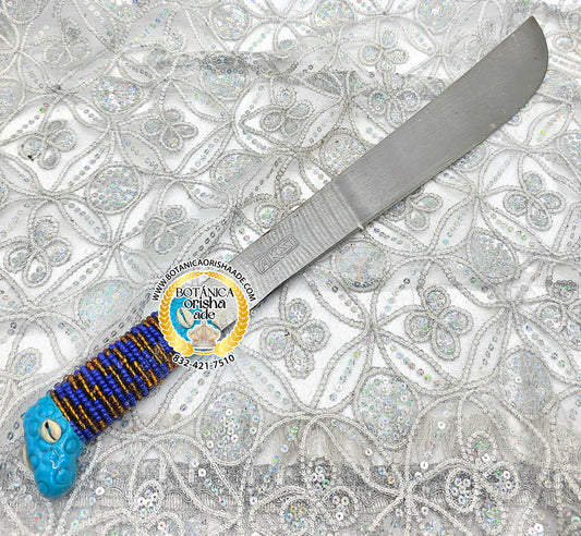 MACHETE FORRADO GRANDE AZUL  24"