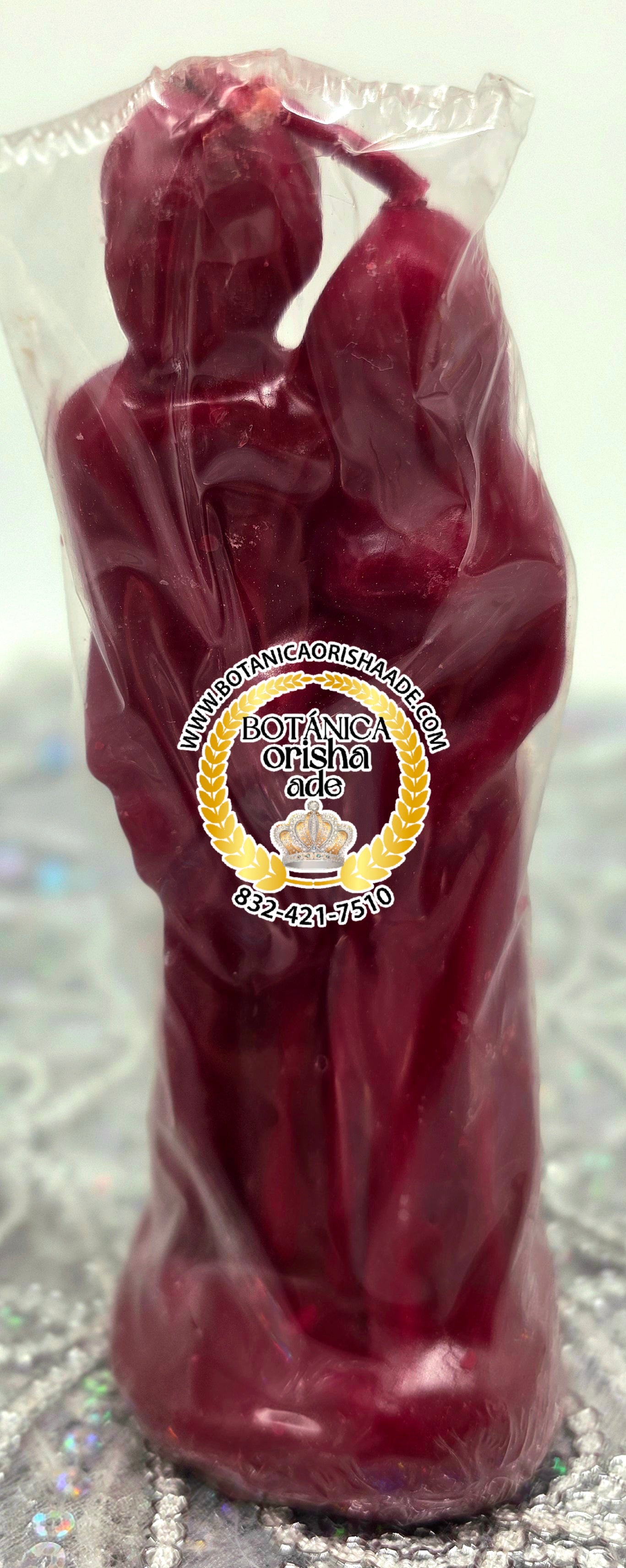 VELA DE MATRIMONIO ROJA