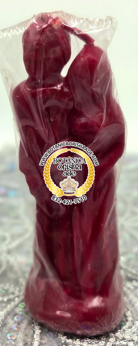 VELA DE MATRIMONIO ROJA