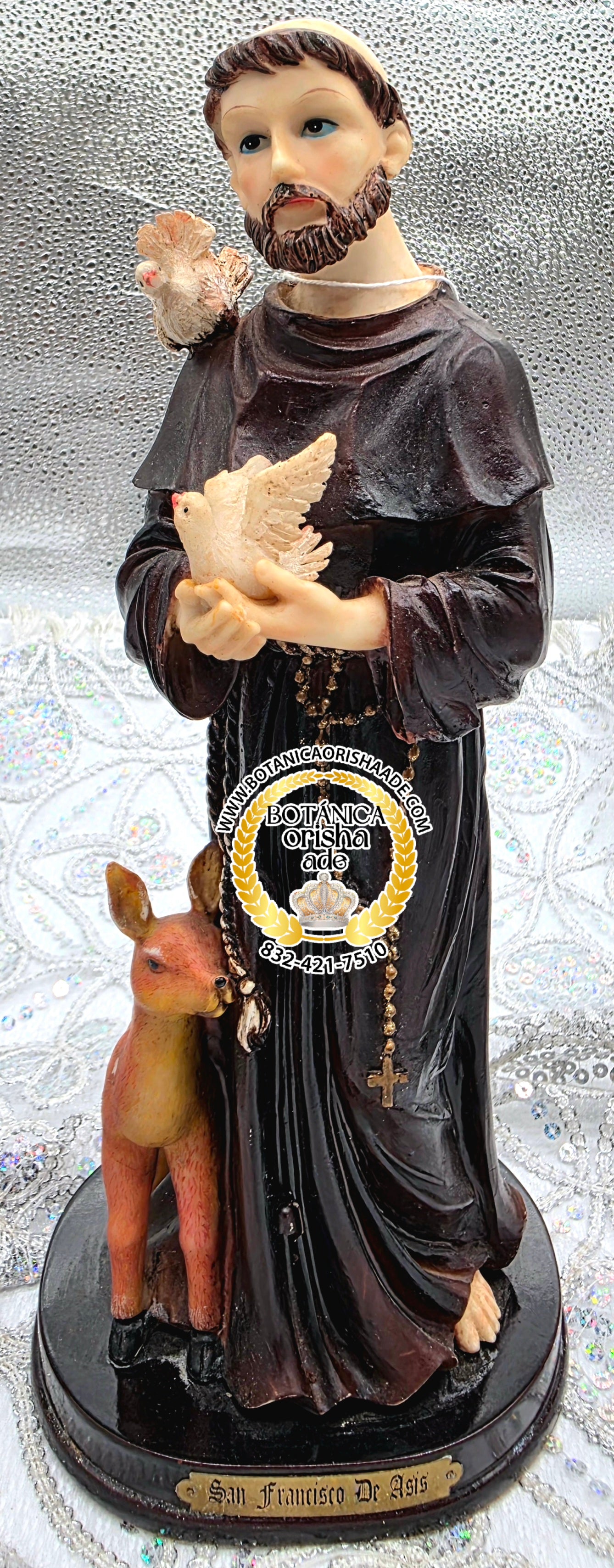 ESTATUA DE SAN FRANCISCO DE ASIS 11"