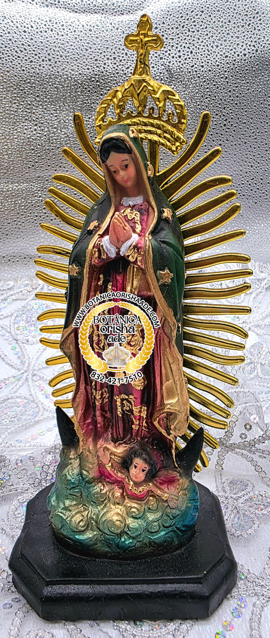ESTATUA VIRGEN DE LA GUADALUPE 10"
