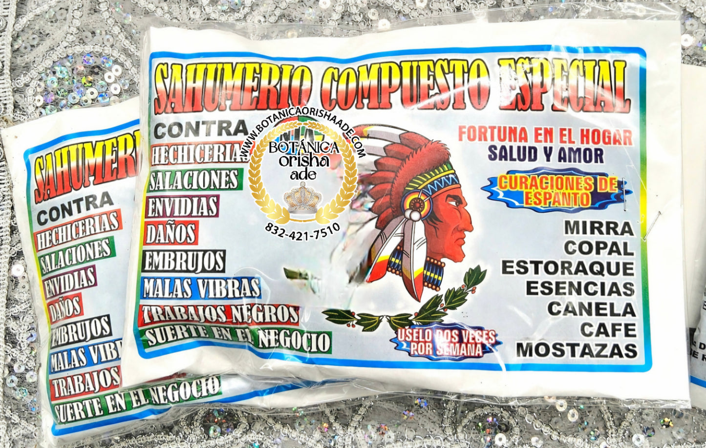 SAHUMERIO COMPUESTO DEL INDIO