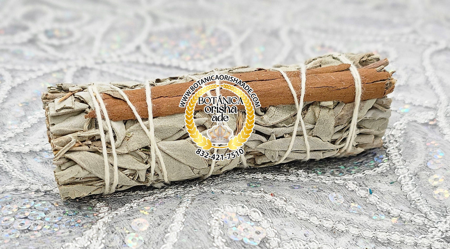 WHITE SAGE WITH CINNAMON - SAVILA CON CANELA
