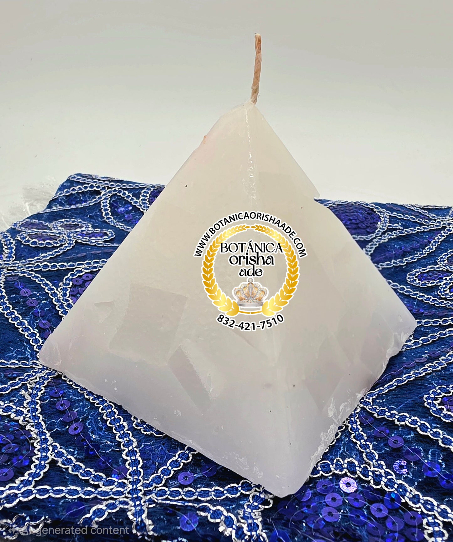 VELA DE PIRAMIDE - BLANCA