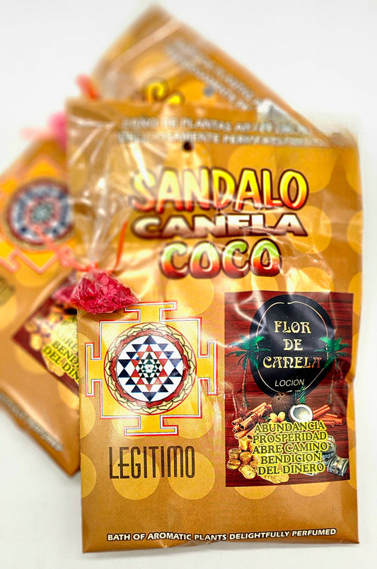 HIERBA SECA-SANDALO, CANELA Y COCO
