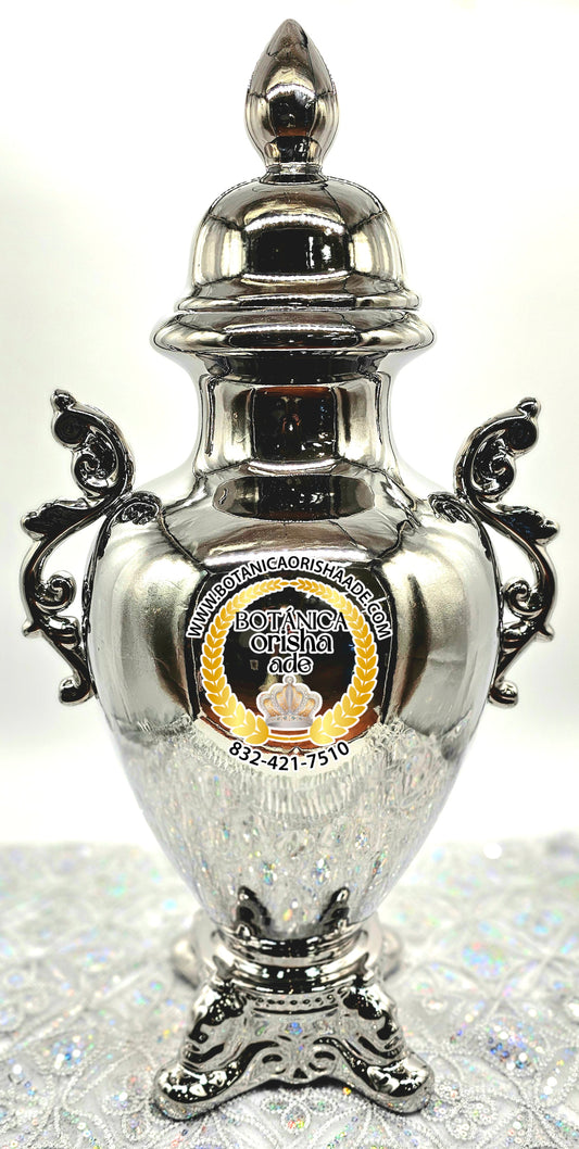 SOPERA DE OBATALA COLOR PLATA 28”