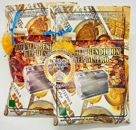 HIERBA SECA MIEL DE BENDICIÓN DE DINERO